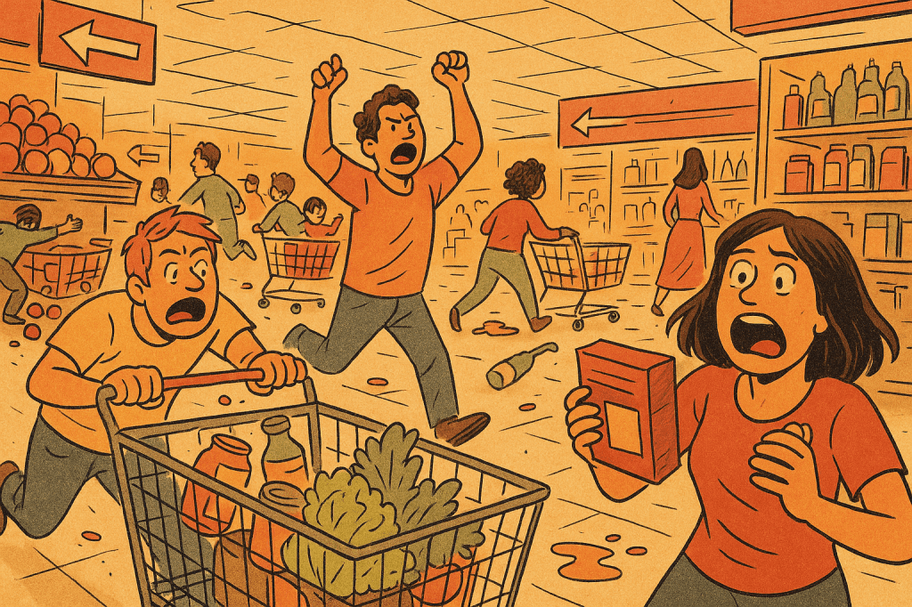 The Unwritten Rules of Grocery Shopping&nbsp;Chaos